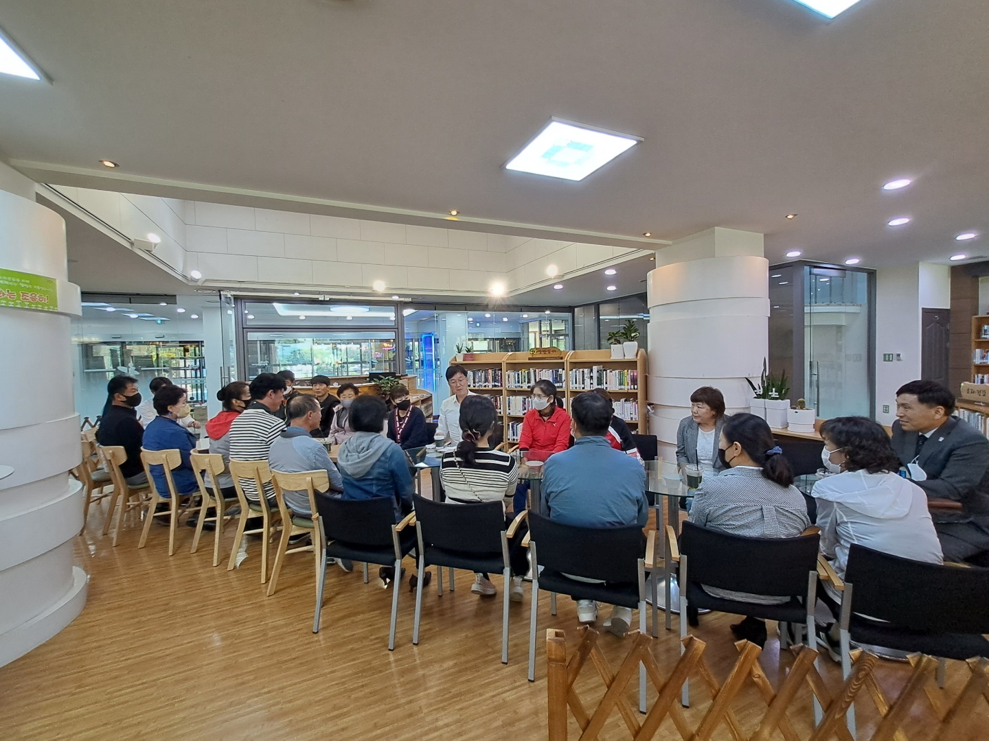 이민근 안산시장, 시 청사 환경미화원 격려위한 오찬 간담회