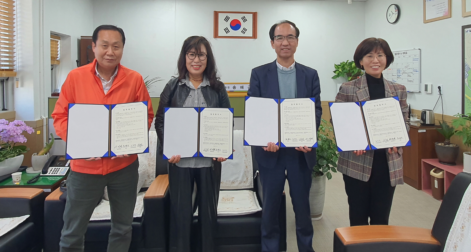 안산시 일동, 부곡종합사회복지관과 고독사 예방사업 ‘마·중’ 협약식