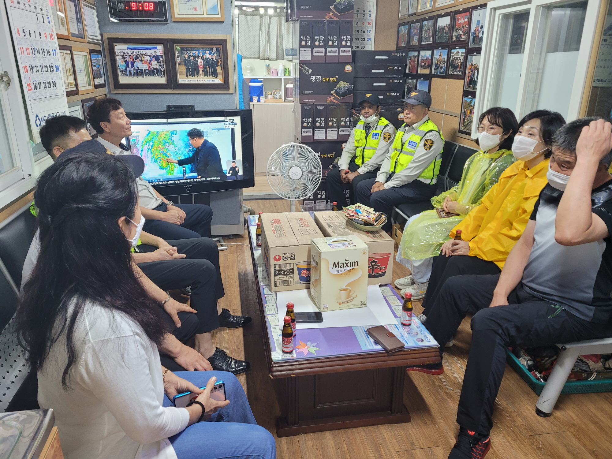 안산시 원곡동, 자율방범대 원곡지대 격려 방문