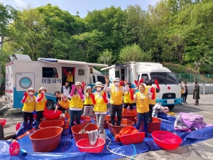 대한적십자사 고잔1봉사회, 사랑나눔 빨래봉사