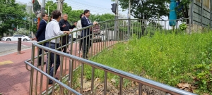 안산시 사이동, 상록구청장과 민원현장 점검 나서