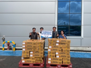 ㈜조흥, 안산시 선부2동에 사랑의 피자 전달