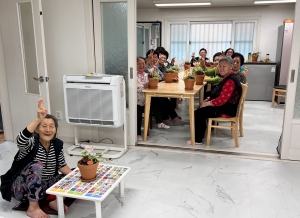 안산시 단원보건소, 어버이날 기념 치매 예방 원예 수업 운영