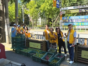 안산시 중앙동 주민자치회, 예술대학로 가을꽃길 조성