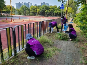 안산시 해양동, 한가위 맞아 환경정화활동 진행