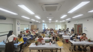 안산시 수암보건지소,‘어르신 마음 달래기 원예프로그램’개최