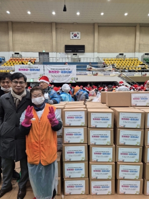 안산시 와동, 뜰봉사단에서 차가운 겨울에 희망의 맛 더해