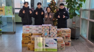 안산시 일동, 인성태권도장에서 라면 777개 후원받아