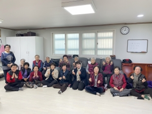 안산시 고잔동 단체장협의회, 설맞이 경로당 방문