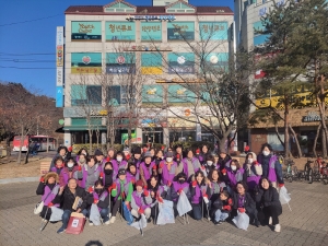 안산시 해양동, 설 명절맞이 환경정화 활동