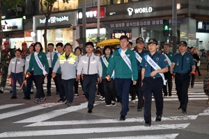 안산시, 한대앞역 일원 민·관·경 합동 순찰… 시민안전모델 가동