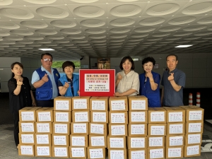 누리봄봉사단과 성포동 바르게살기위원회, 사랑의 감자 나눔