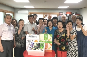 안산시 본오2동 통장협의회, 초복 맞아 경로당 방문