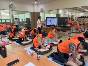 안산시 해양동 지사협, 찾아가는 심폐소생술 교육 실시