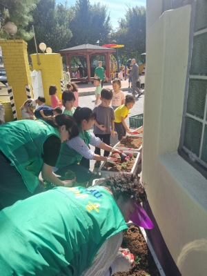 안산시 원곡동, 가을맞이 꽃 식재로 쾌적한 마을환경 조성