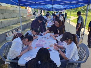 안산시 고잔동 지사협,‘예술힐링수업’화정천변에서 성황리 개최