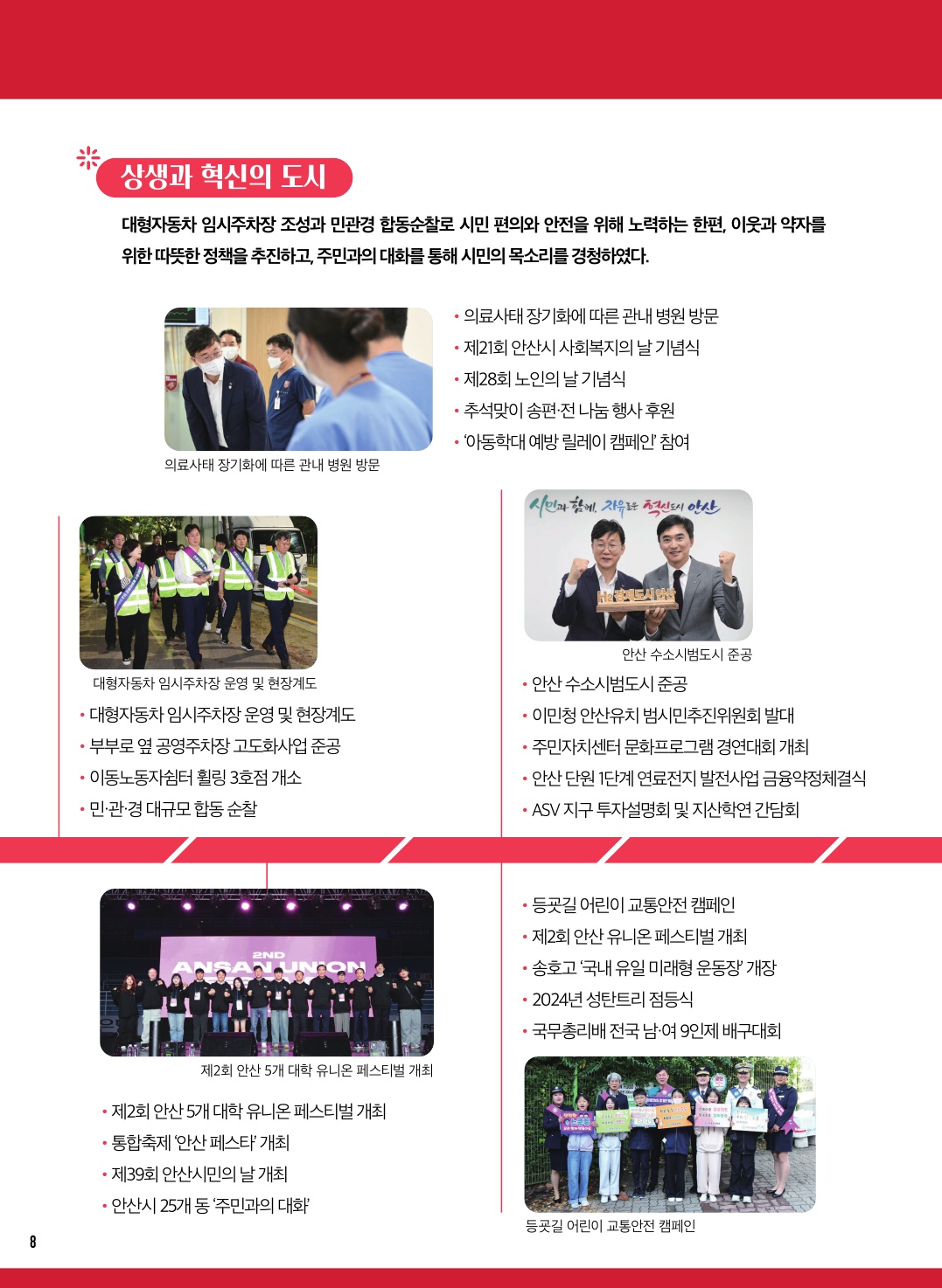 2024년 한눈에 보는 안산시 명장면