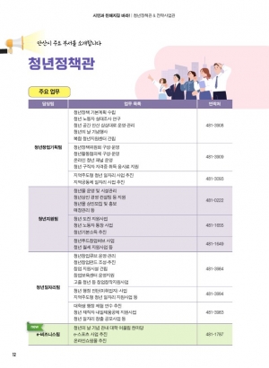 청년정책관, 전략사업관