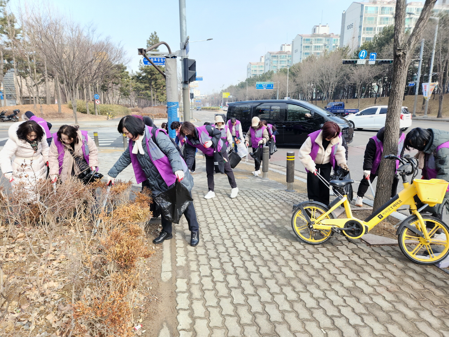 안산시 초지동 통장협의회, 설맞이 안산사랑 대청소