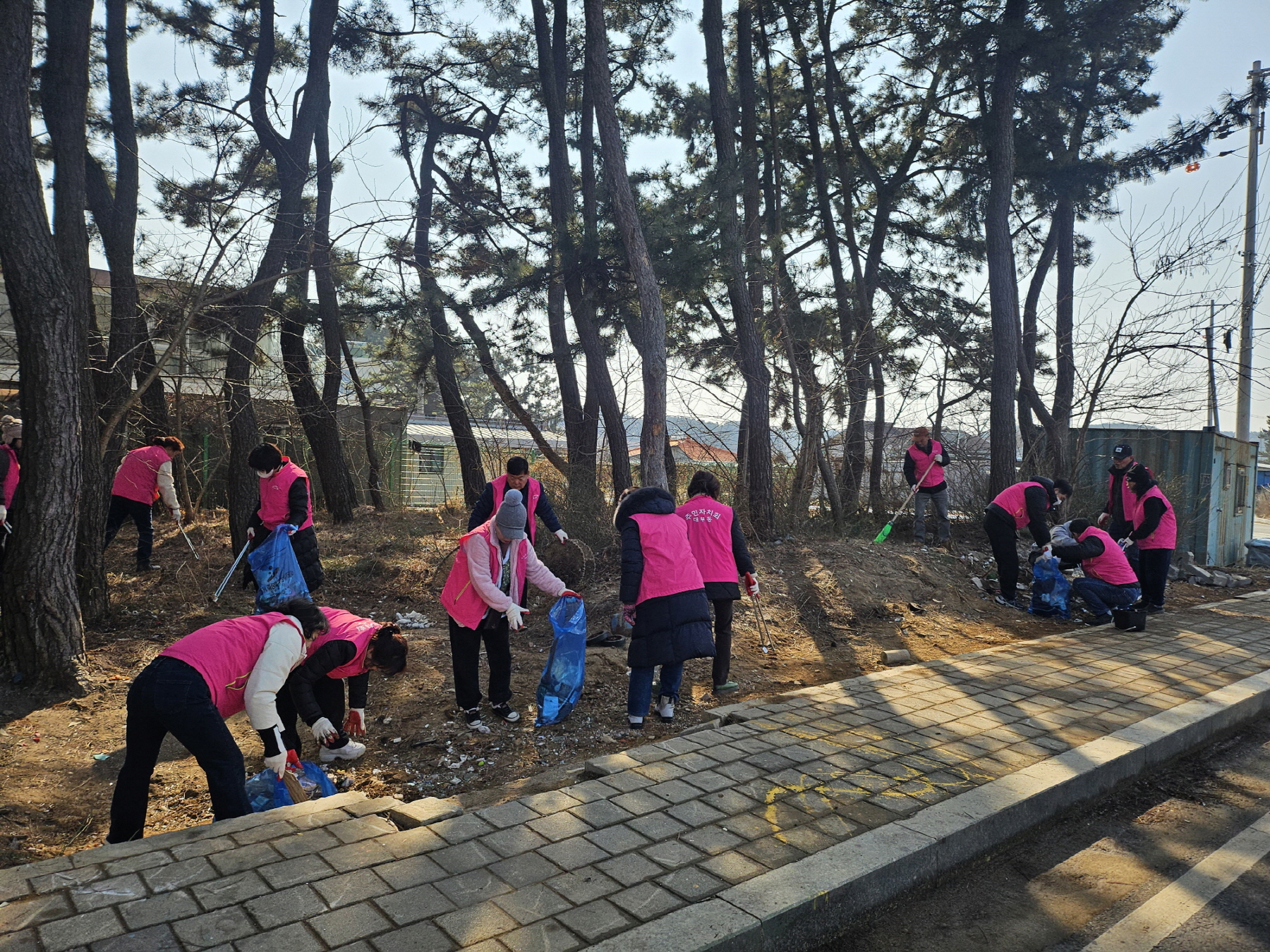 안산시 대부동 직능단체연합회, 설맞이 안산사랑 대청소