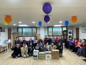 안산시 선부2동 직능단체장, 경로당 방문해 새해 인사