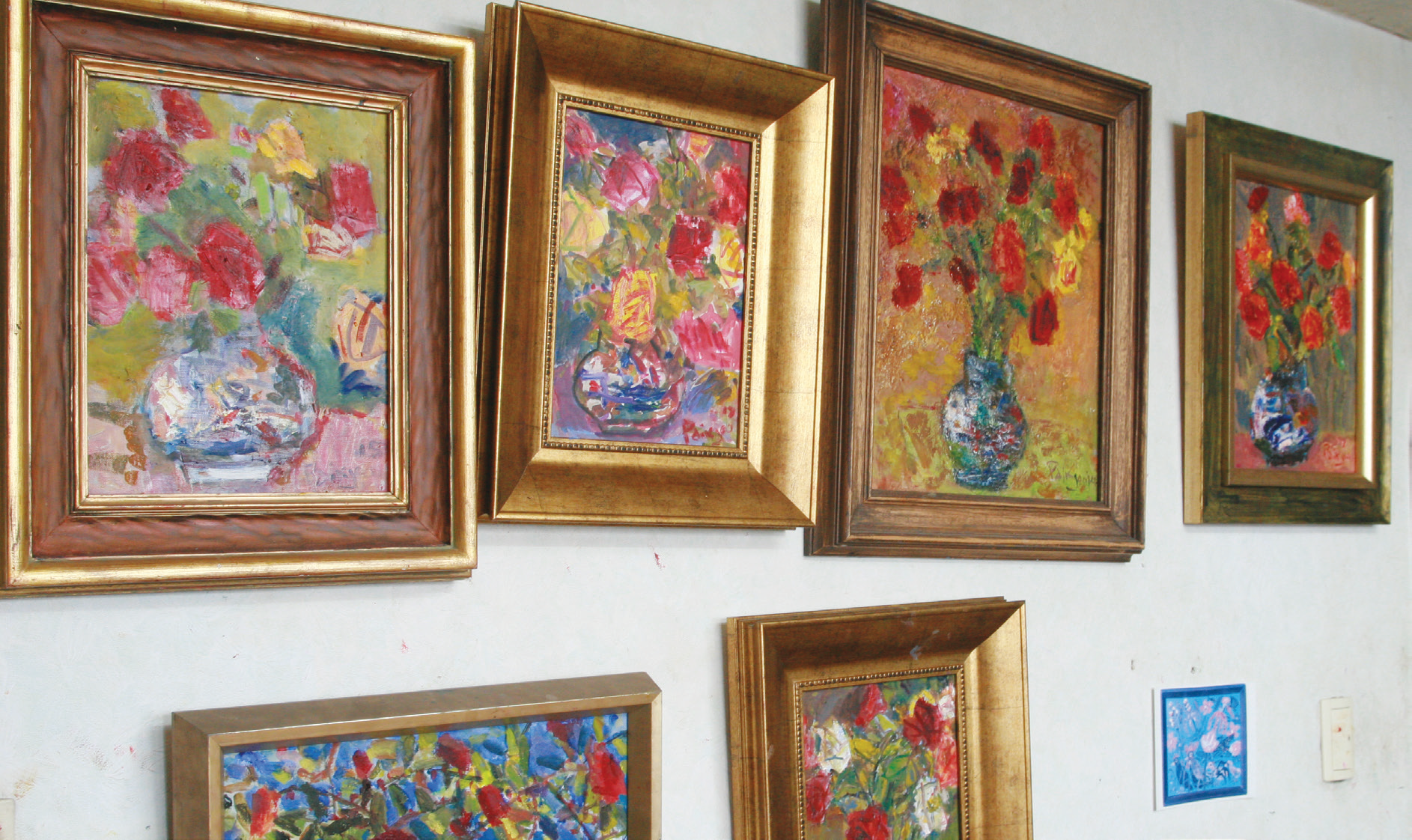 미술의 도시 안산② '장미화가 성백주'