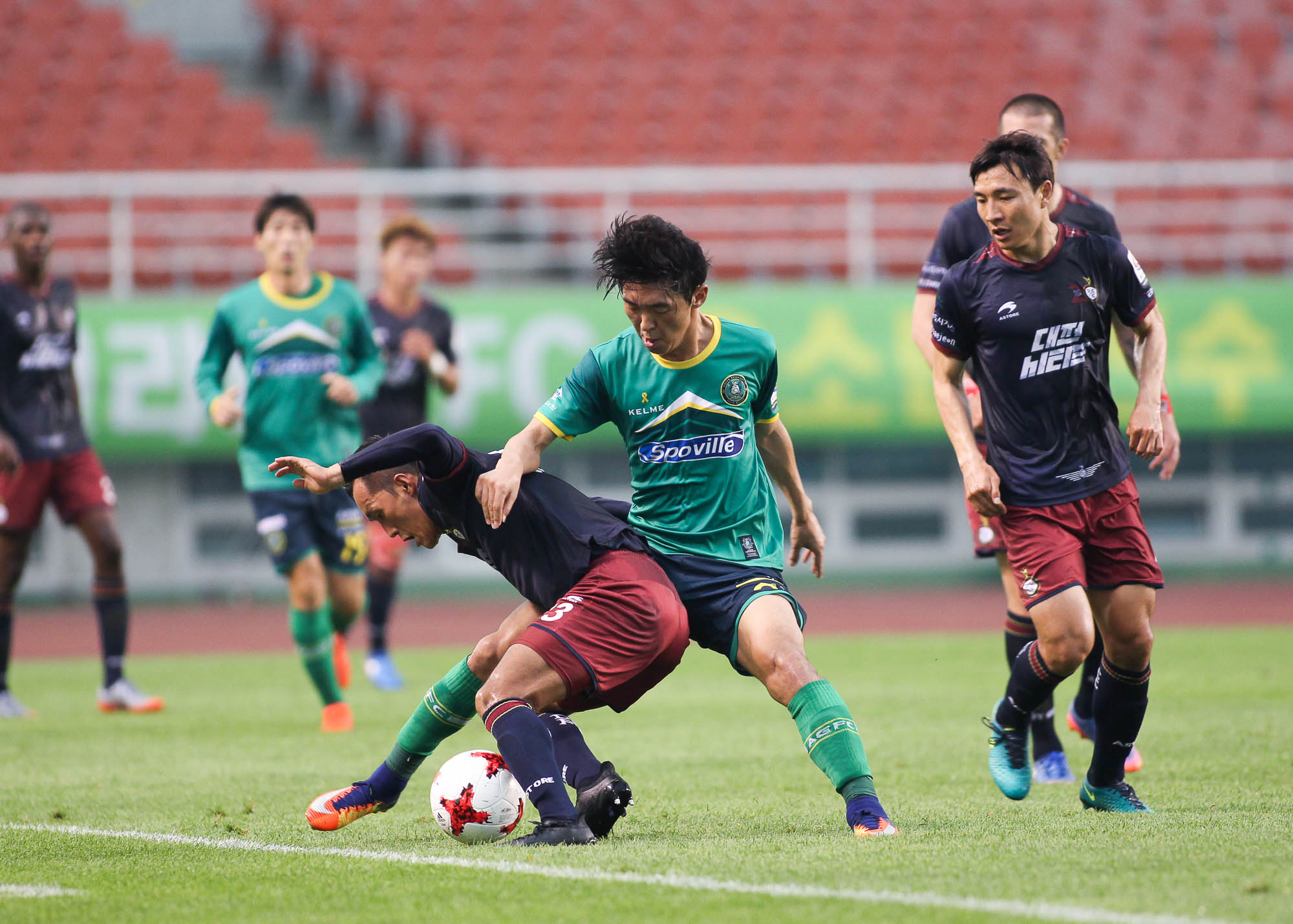 천적 안산, 대전 상대로 무패 기록 이어가다