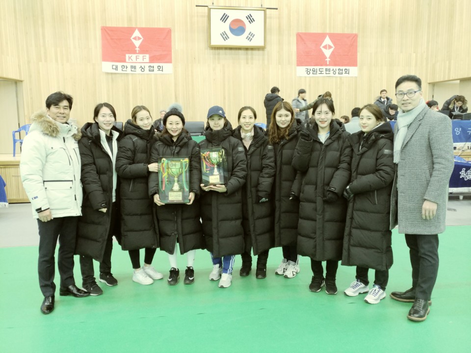 안산시청, 종목별오픈펜싱대회 금‧은‧동메달 획득