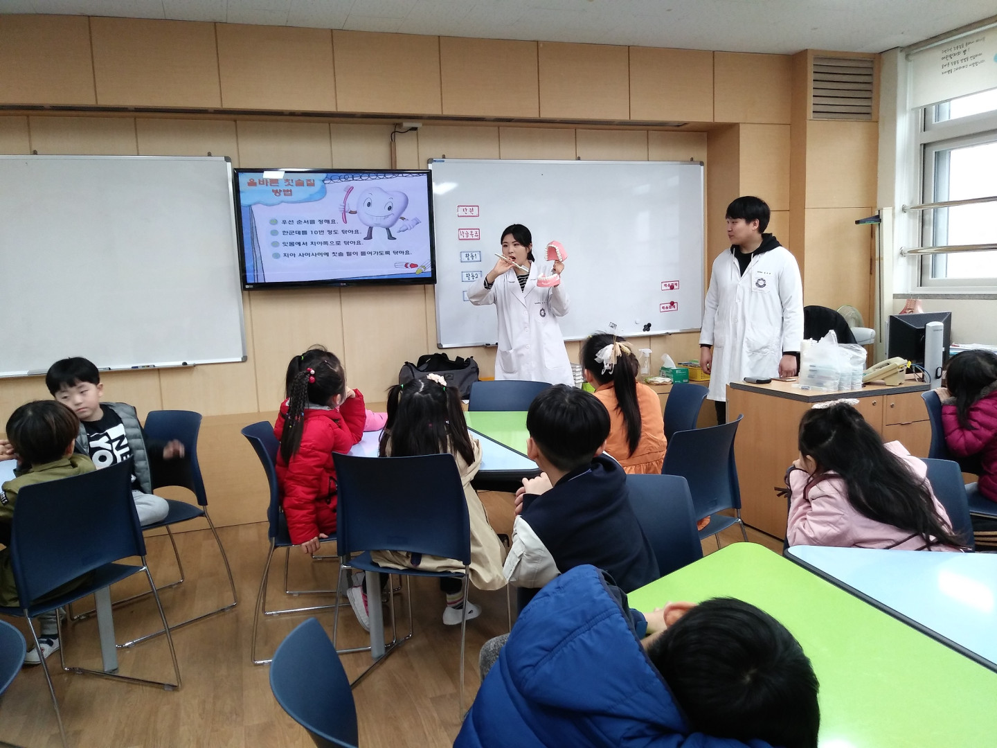 상록보건소, 올바른 칫솔 교육 실시