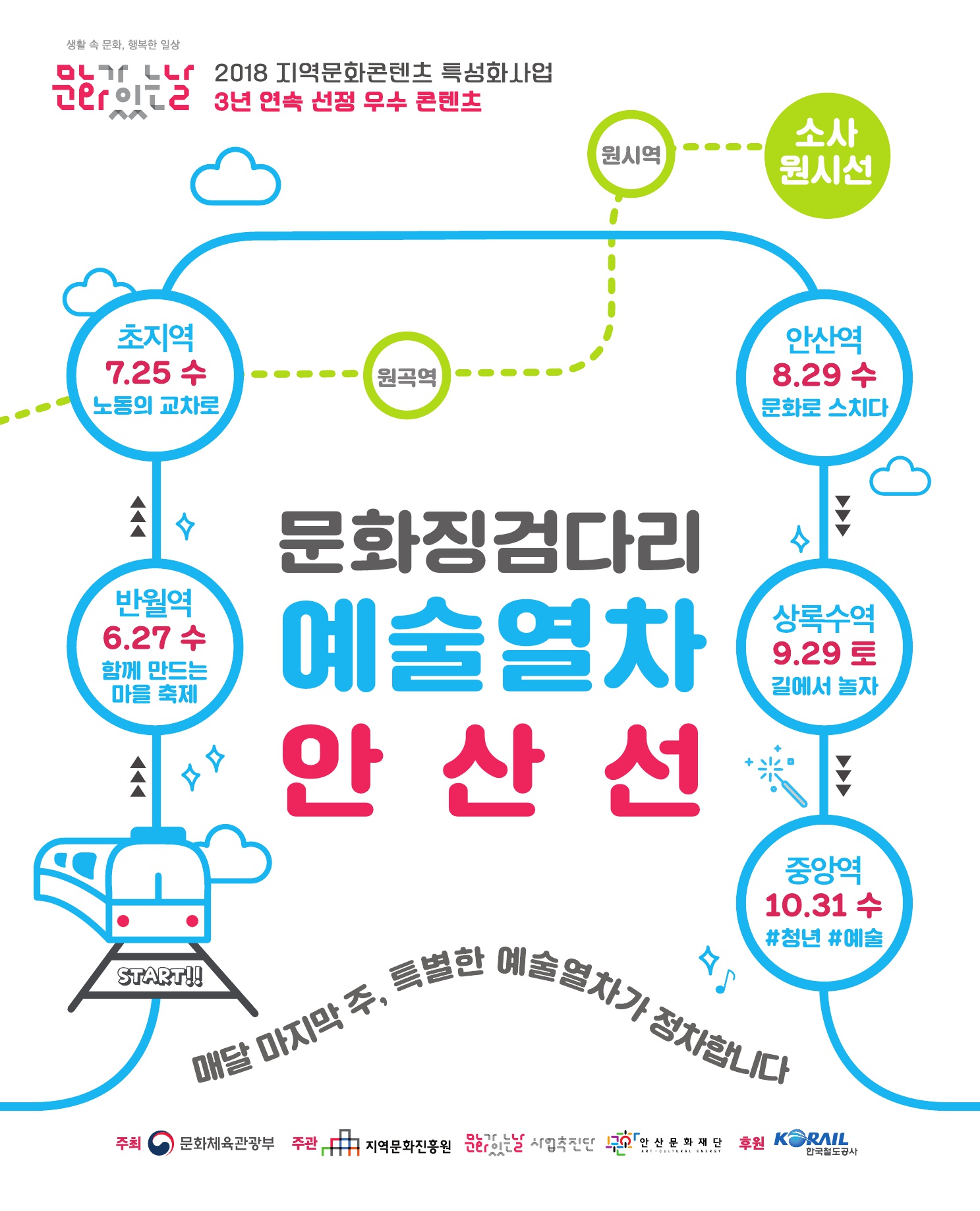 “문화를 싣고 달립니다!”