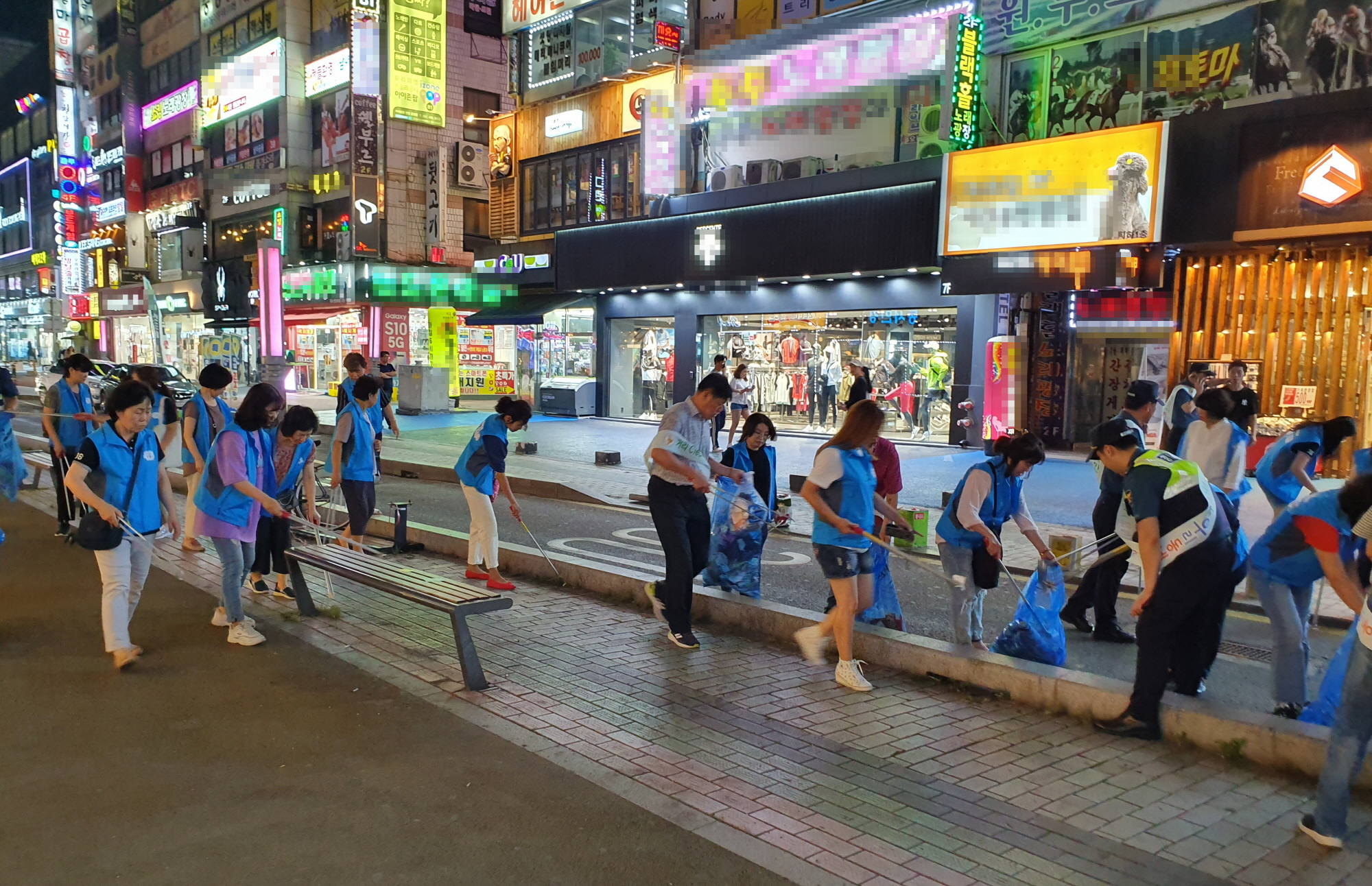 중앙동, 민‧관‧경 합동 불법행위 근절 캠페인 벌여