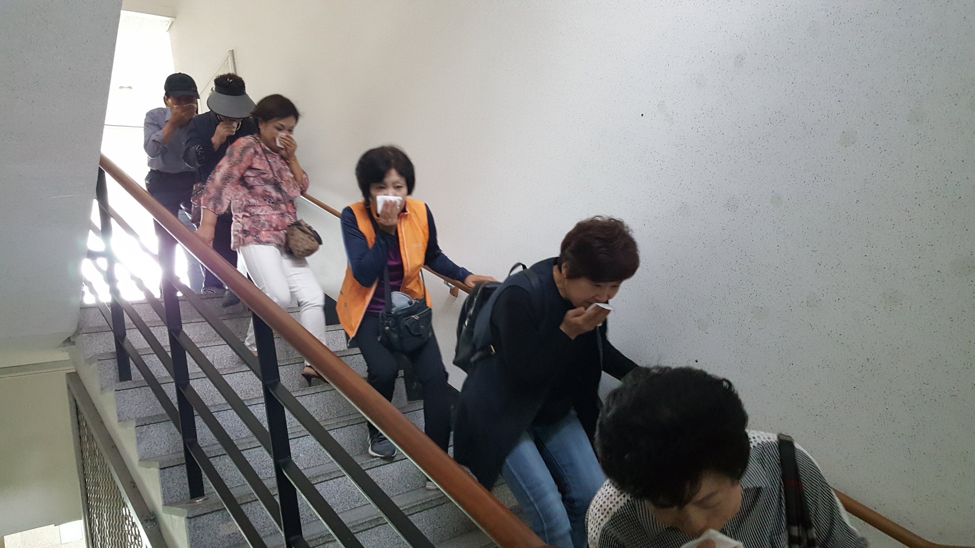 원곡동 행정복지센터, 합동 소방훈련 실시