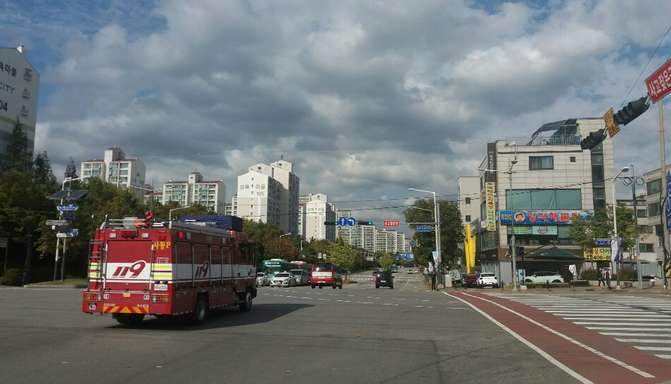 안산시, 긴급차량 ‘안전하게 신속하게’