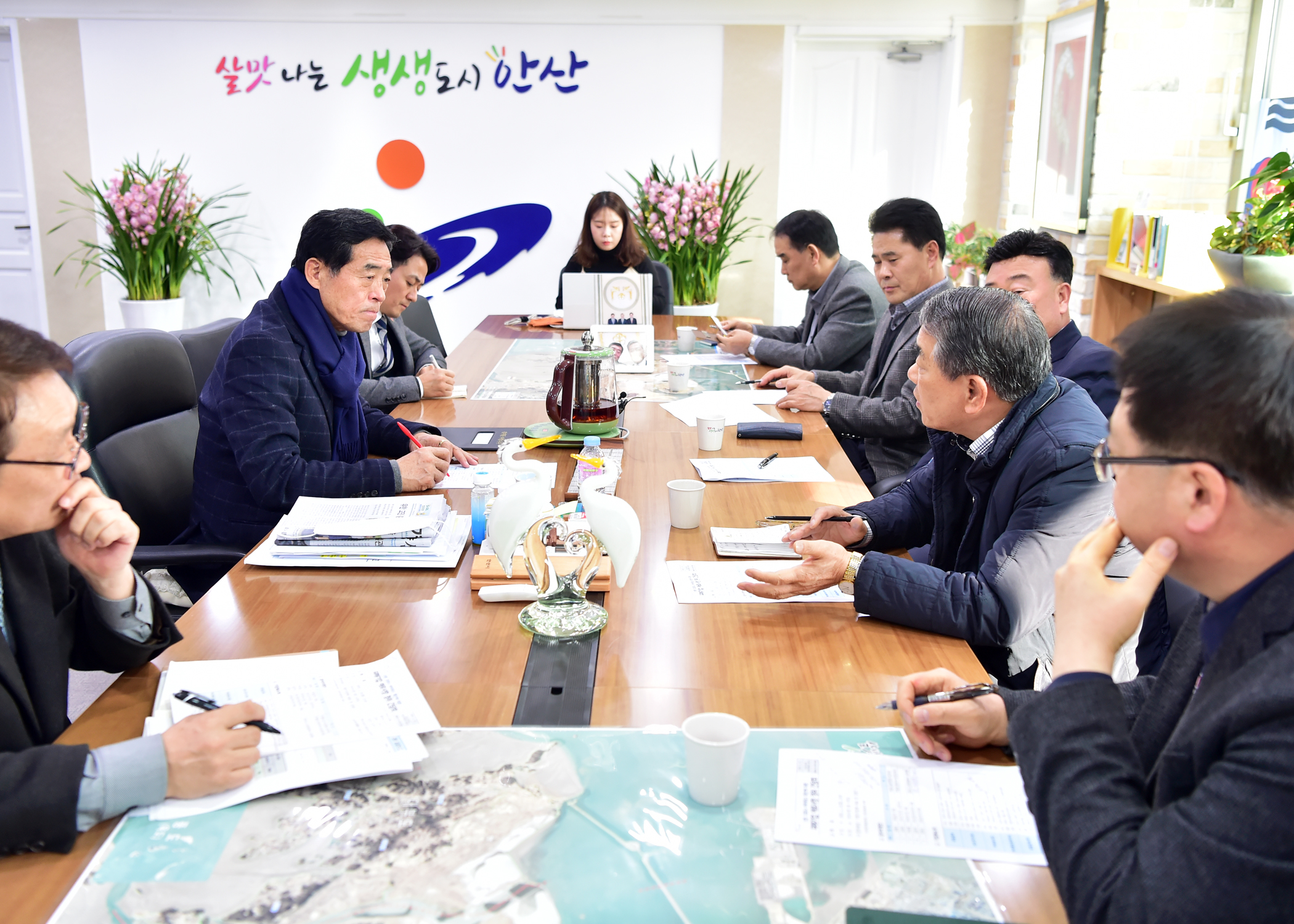 윤화섭 시장 “기업 현장 챙기며 전력으로 지원”